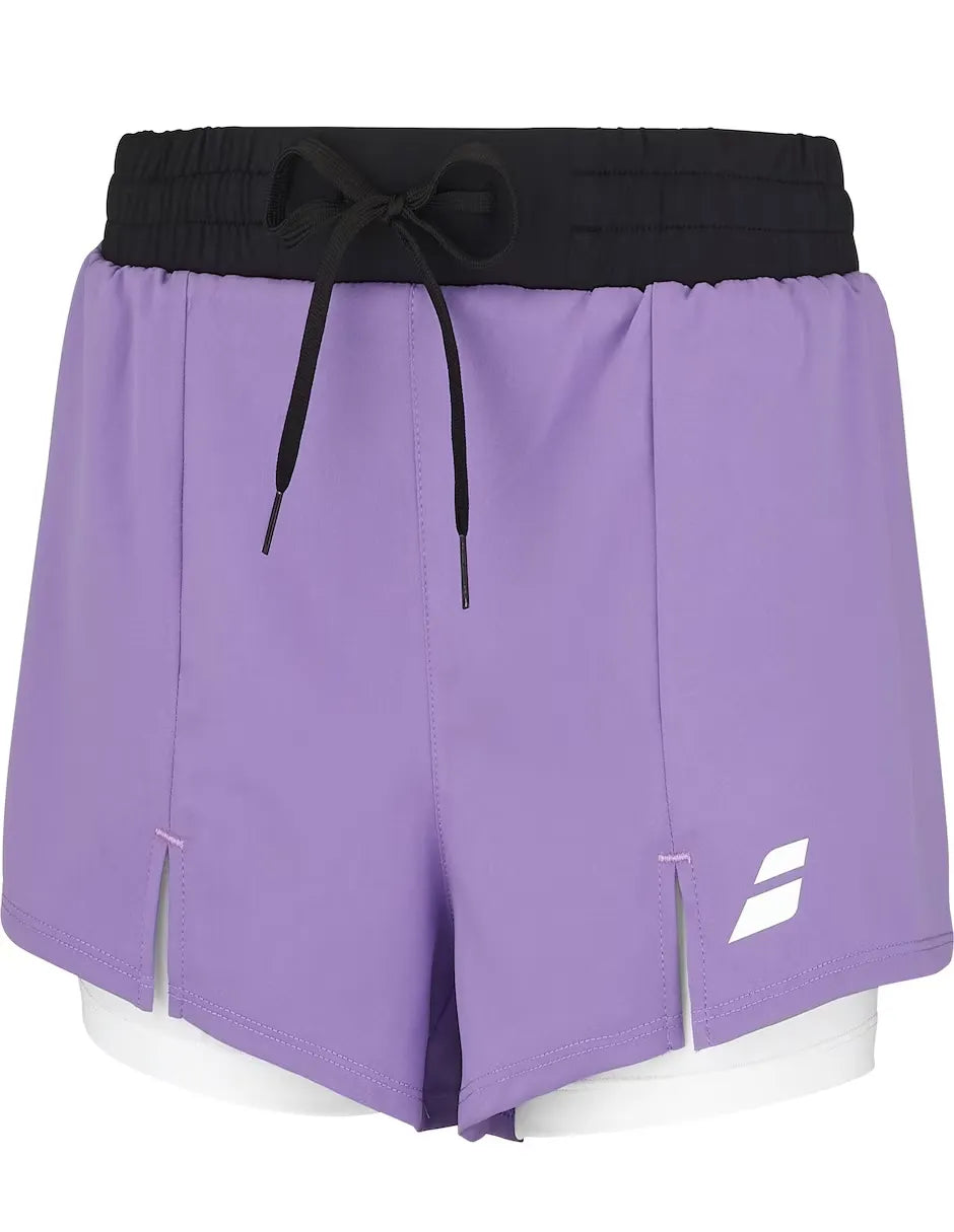Short Babolat Padel Violeta para Pádel Mujer