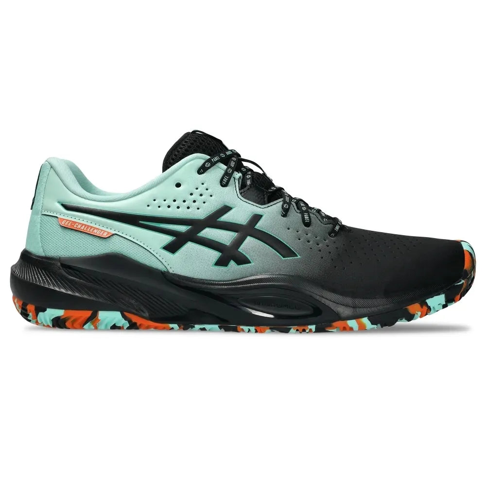 Tenis Asics Gel-Challenger 15 Menta/Negro/Naranja para Pádel
