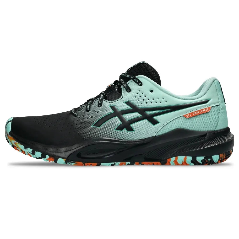 Tenis Asics Gel-Challenger 15 Menta/Negro/Naranja para Pádel