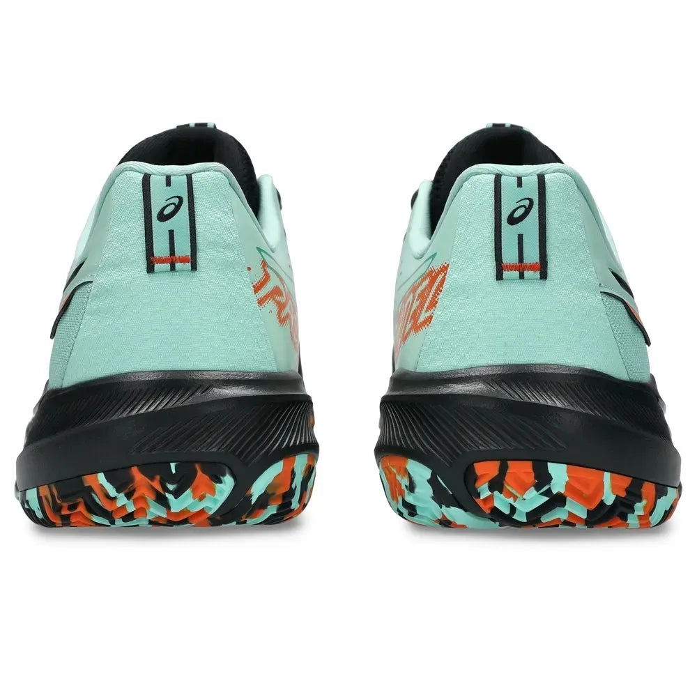 Tenis Asics Gel-Challenger 15 Menta/Negro/Naranja para Pádel