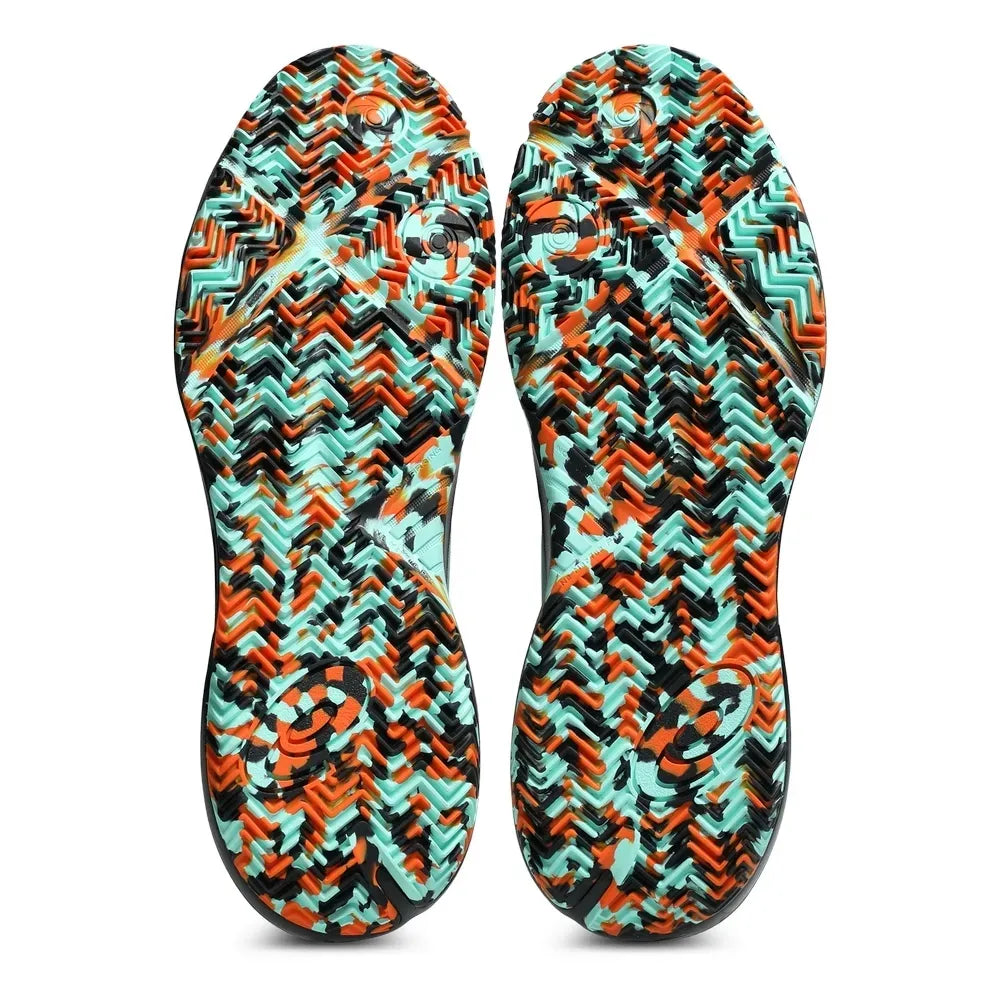 Tenis Asics Gel-Challenger 15 Menta/Negro/Naranja para Pádel