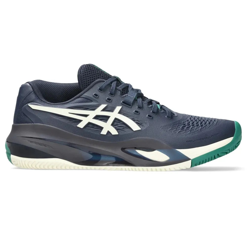 Tenis Asics Gel-Resolution X Azul Marino/Verde para Pádel