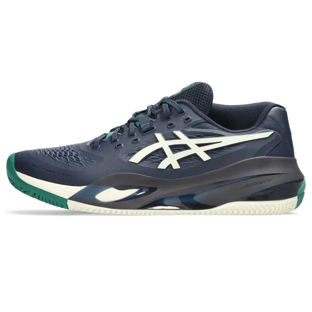 Tenis Asics Gel-Resolution X Azul Marino/Verde para Pádel