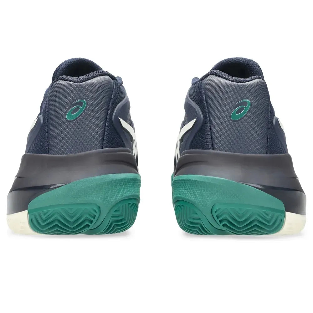 Tenis Asics Gel-Resolution X Azul Marino/Verde para Pádel