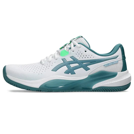 Tenis Asics Gel-Challenger 15 Padel Blanco Verde para Pádel Hombre