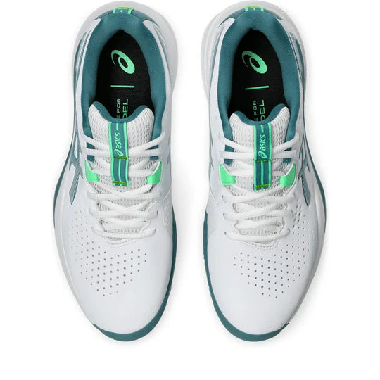 Tenis Asics Gel-Challenger 15 Padel Blanco Verde para Pádel Hombre