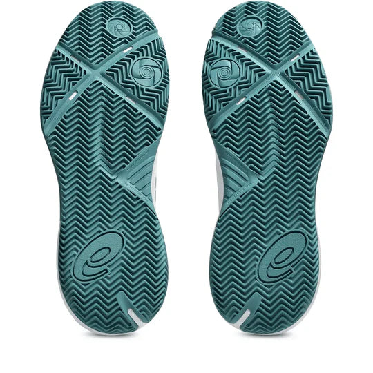 Tenis Asics Gel-Challenger 15 Padel Blanco Verde para Pádel Hombre