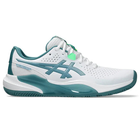 Tenis Asics Gel-Challenger 15 Padel Blanco Verde para Pádel Hombre