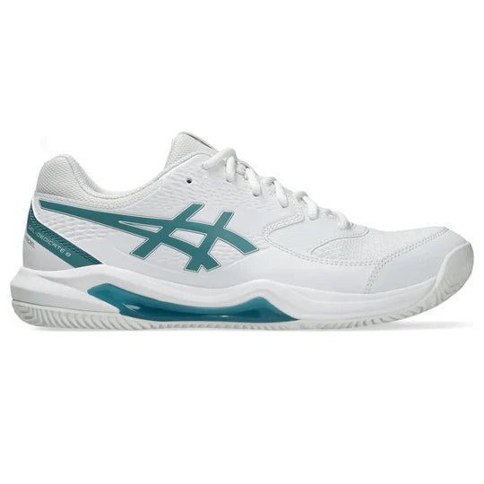 Tenis Asics Gel-Dedicate 8 Padel Blanco Verde para Pádel Hombre