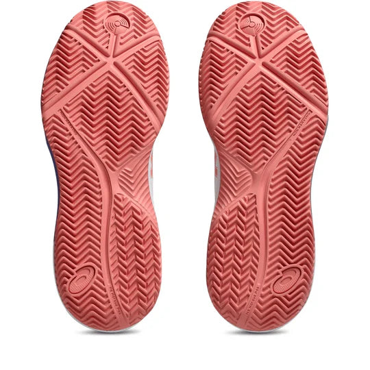 Tenis Asics Gel-Dedicate 8 Padel Blanco Coral para Pádel Mujer