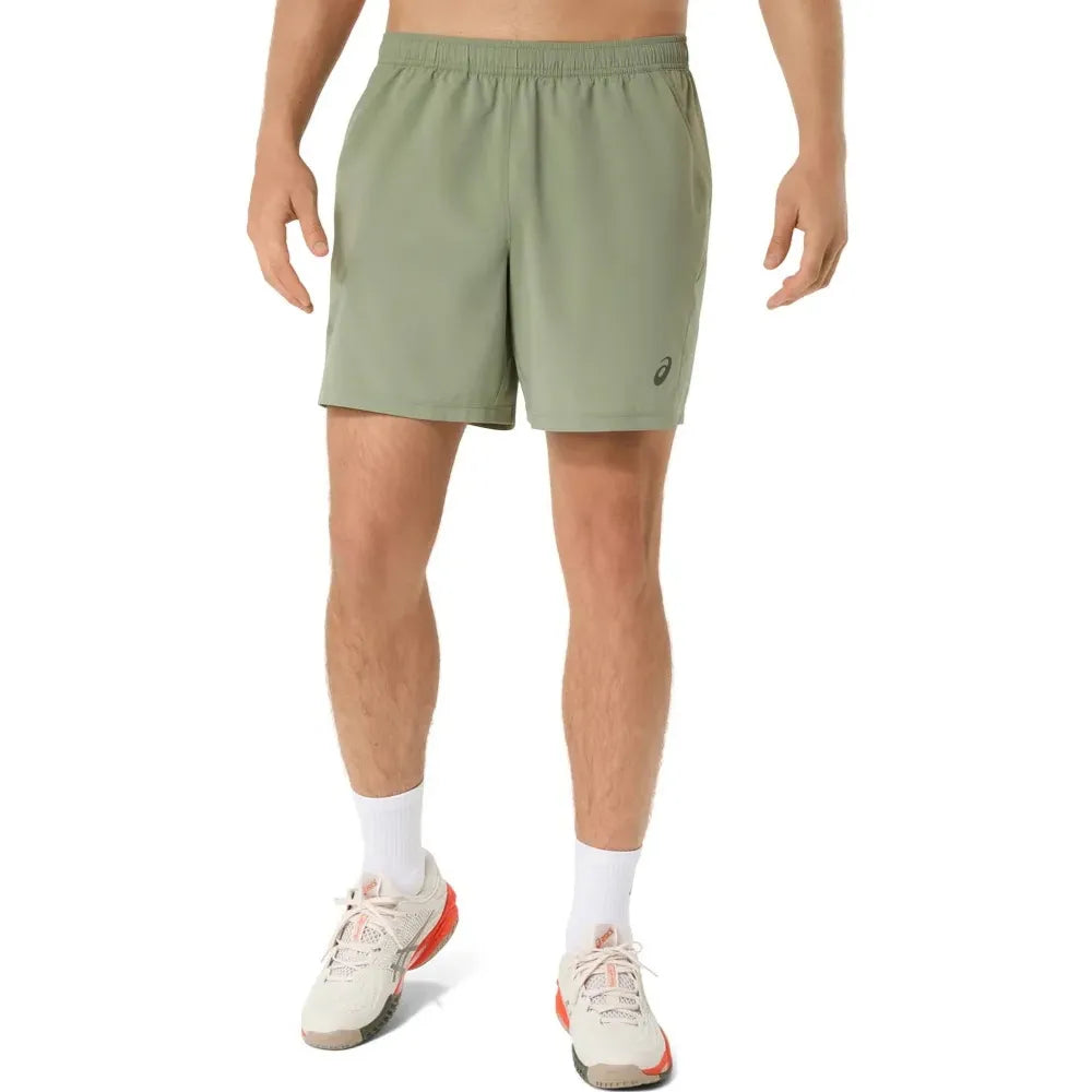 Short ASICS Court 7IN Hombre Khaki Green para Pádel