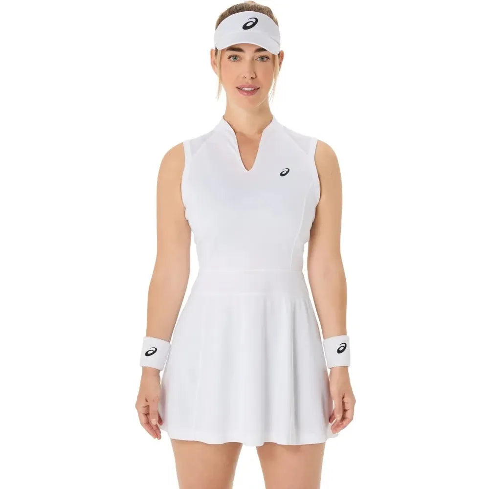 Vestido ASICS Court Dress Mujer Brilliant White para Pádel