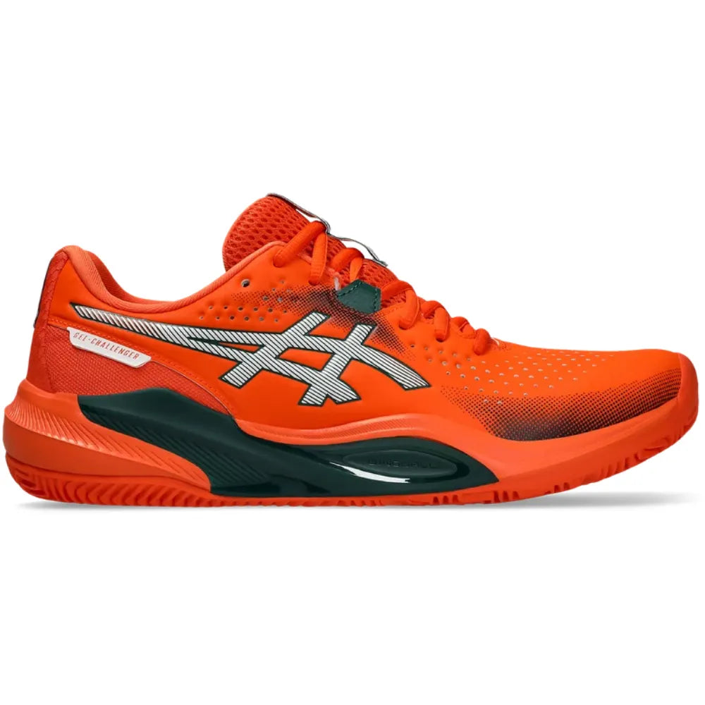 Tenis ASICS Gel Challenger 15 Padel Energy Orange Jewel Green Hombre para Pádel