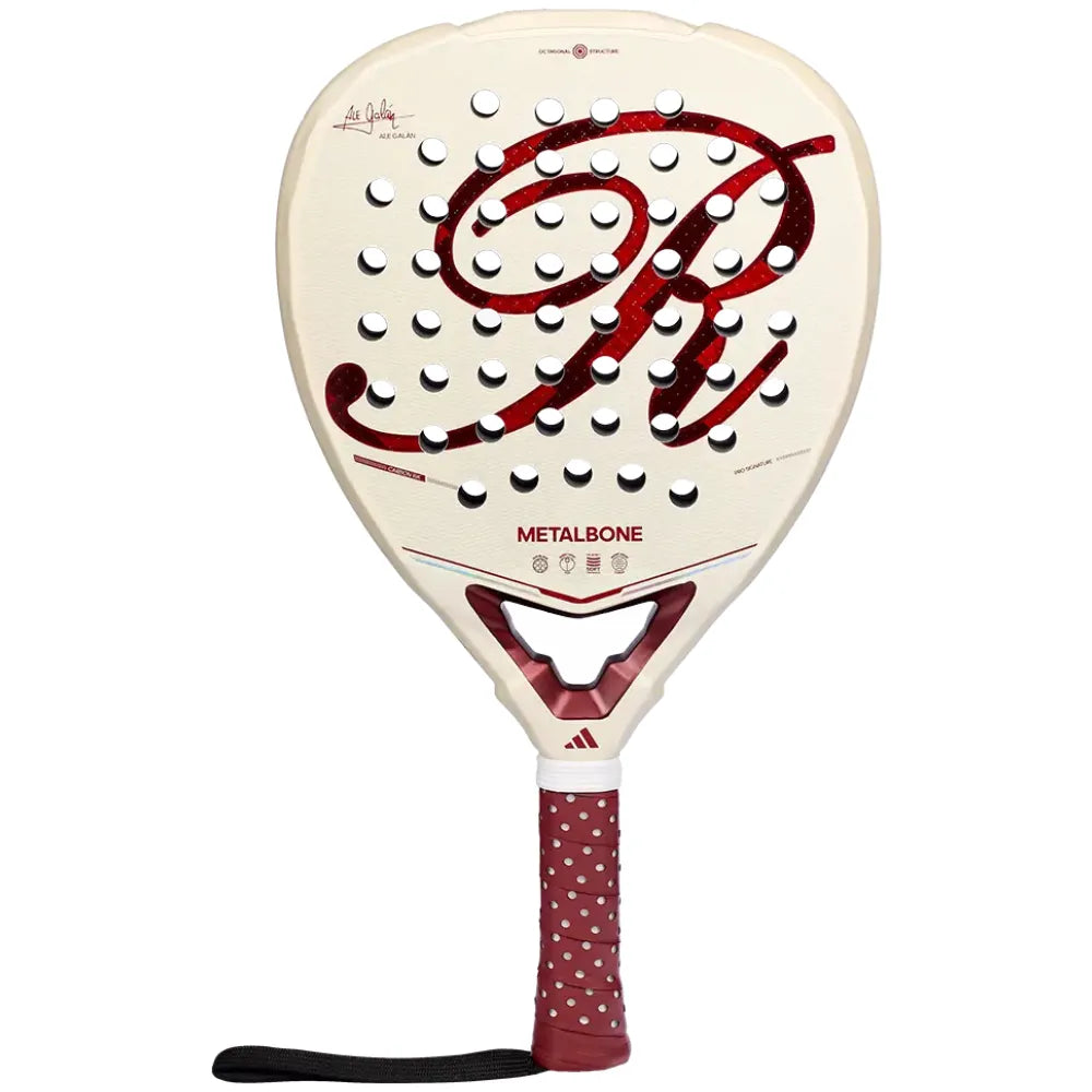 Pala adidas Metalbone Reserve EDT 2026 Blanco Rojo para Pádel