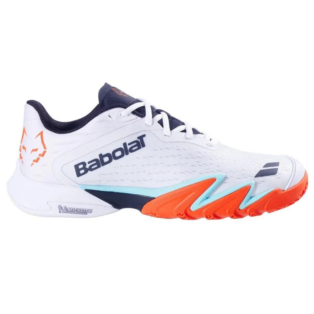 Tenis Babolat Premura 3 Hombre Juan Lebrón Blanco Naranja para Pádel