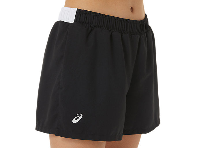 Short Asics Court Mujer Negro/Blanco para Pádel