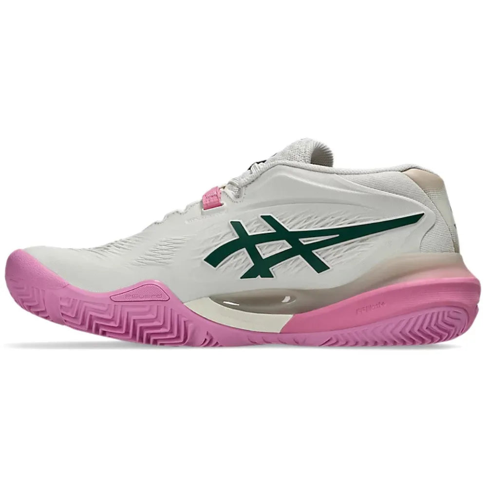 Tenis ASICS GEL-RESOLUTION X PADEL Mujer Soft Oat Jewel Green para Pádel