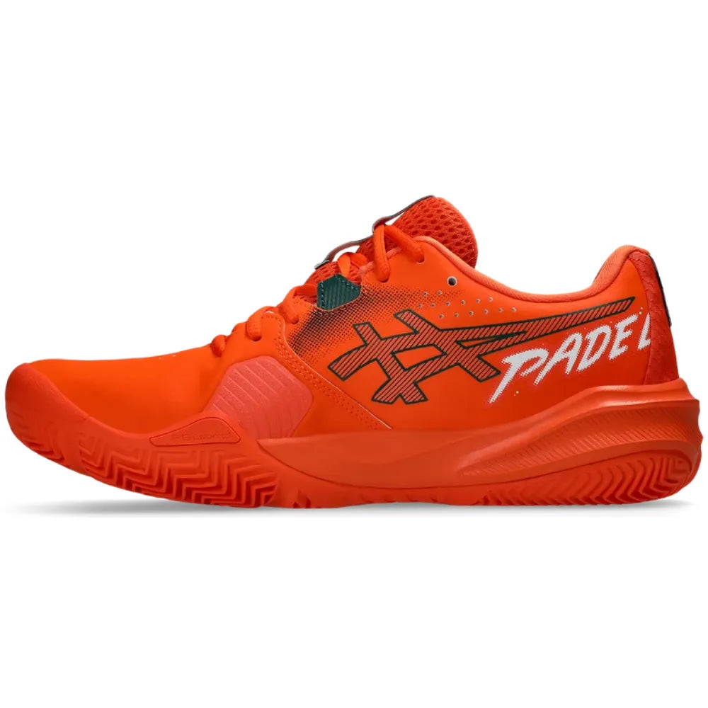 Tenis ASICS Gel Challenger 15 Padel Energy Orange Jewel Green Hombre para Pádel