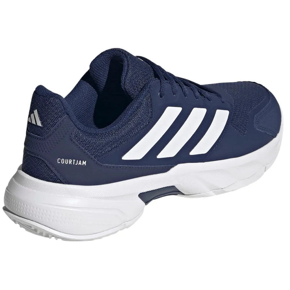Tenis Adidas CourtJam Control 3 Hombre Azul Marino / Blanco