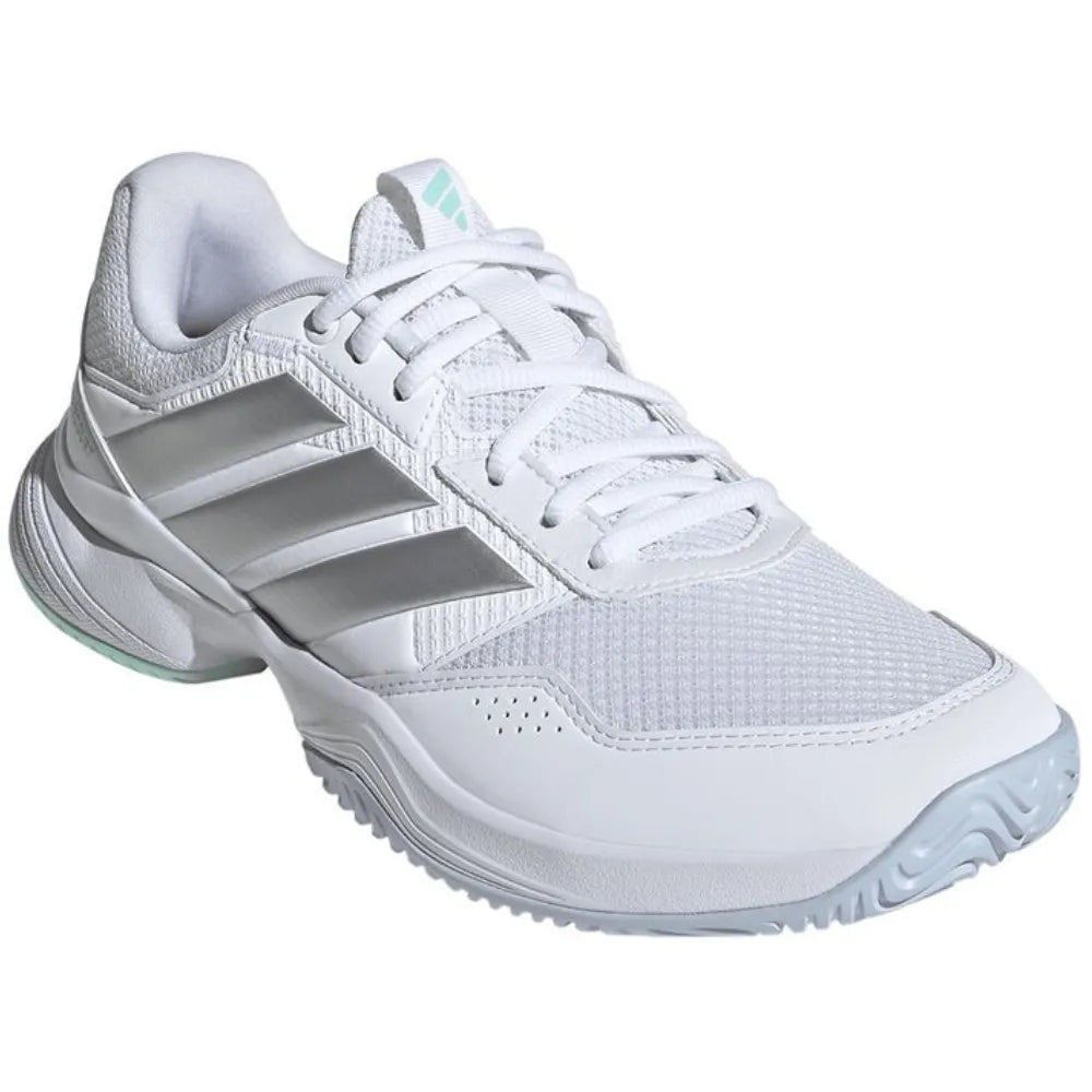 Tenis adidas GameCourt 3 para Pádel Mujer Blanco/Ice Blue