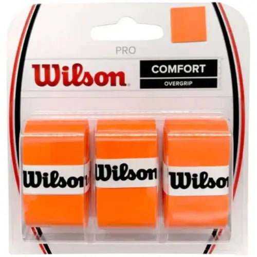 Overgrip Wilson Pro Naranja X3 para Pádel