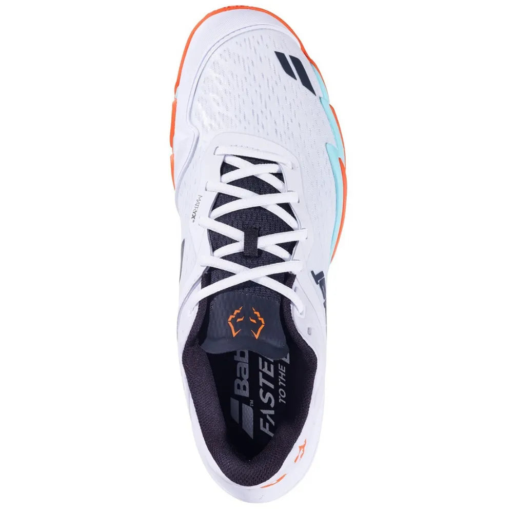 Tenis Babolat Premura 3 Hombre Juan Lebrón Blanco Naranja para Pádel