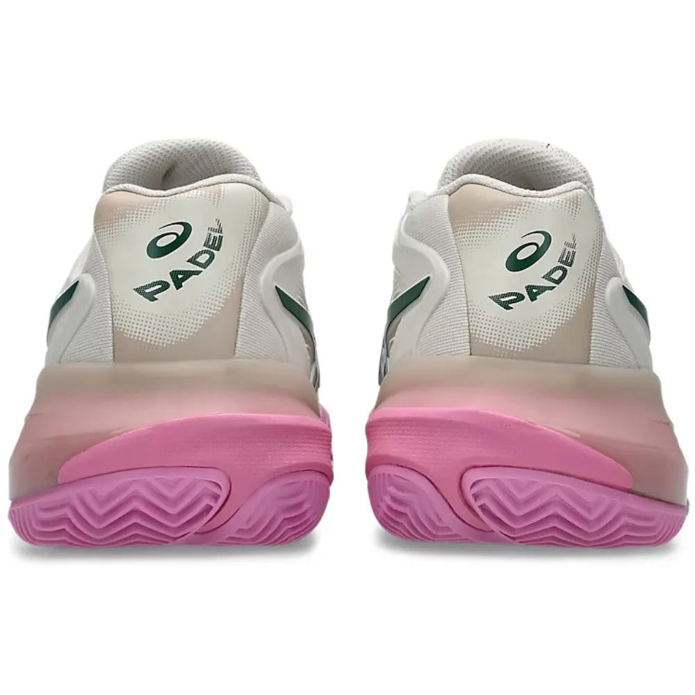 Tenis ASICS GEL-RESOLUTION X PADEL Mujer Soft Oat Jewel Green para Pádel