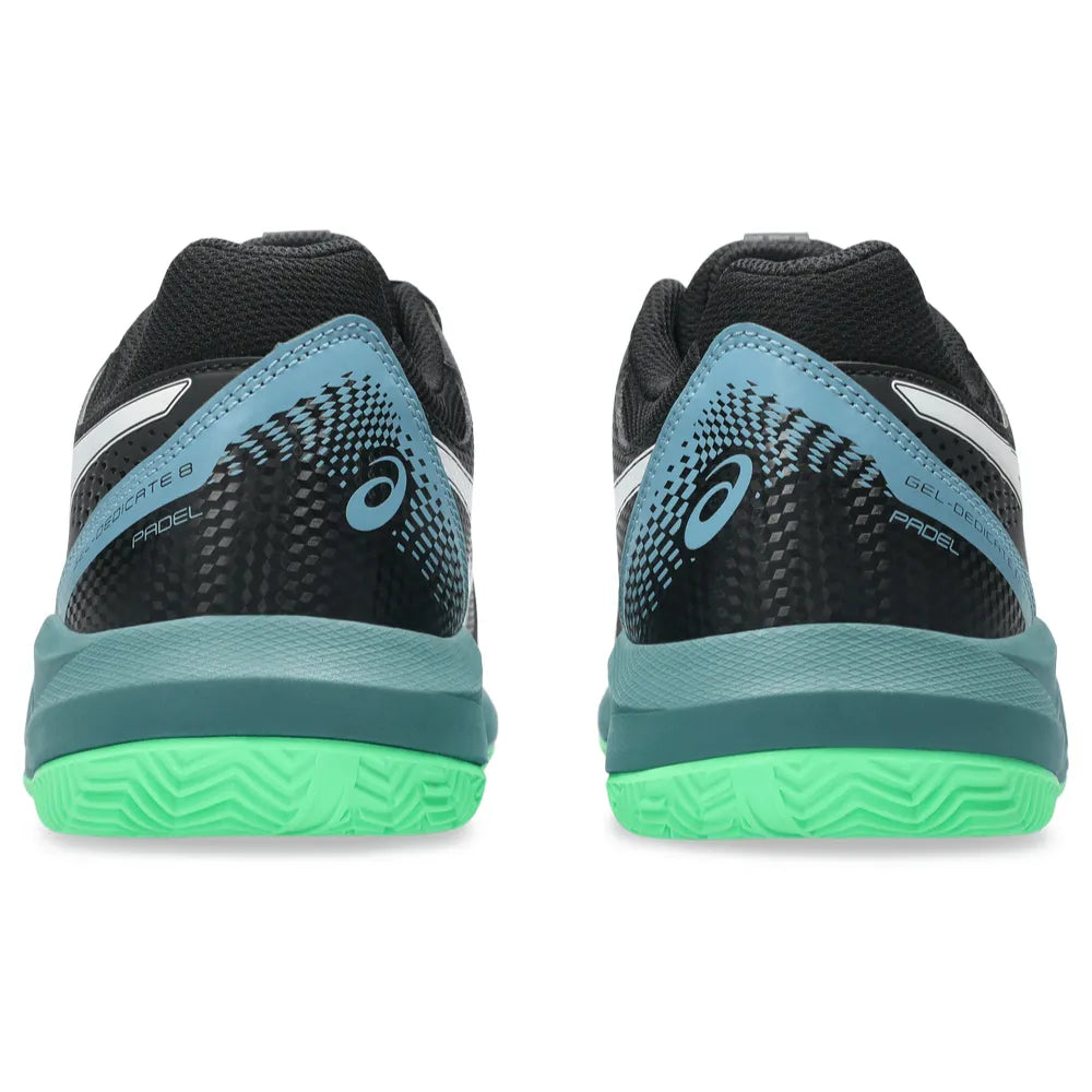 Tenis ASICS GEL-DEDICATE 8 PADEL Black Vital Green para Hombre