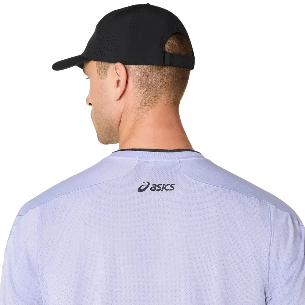 Playera ASICS Match SS Top Night Energy Hombre Seastorm para Pádel