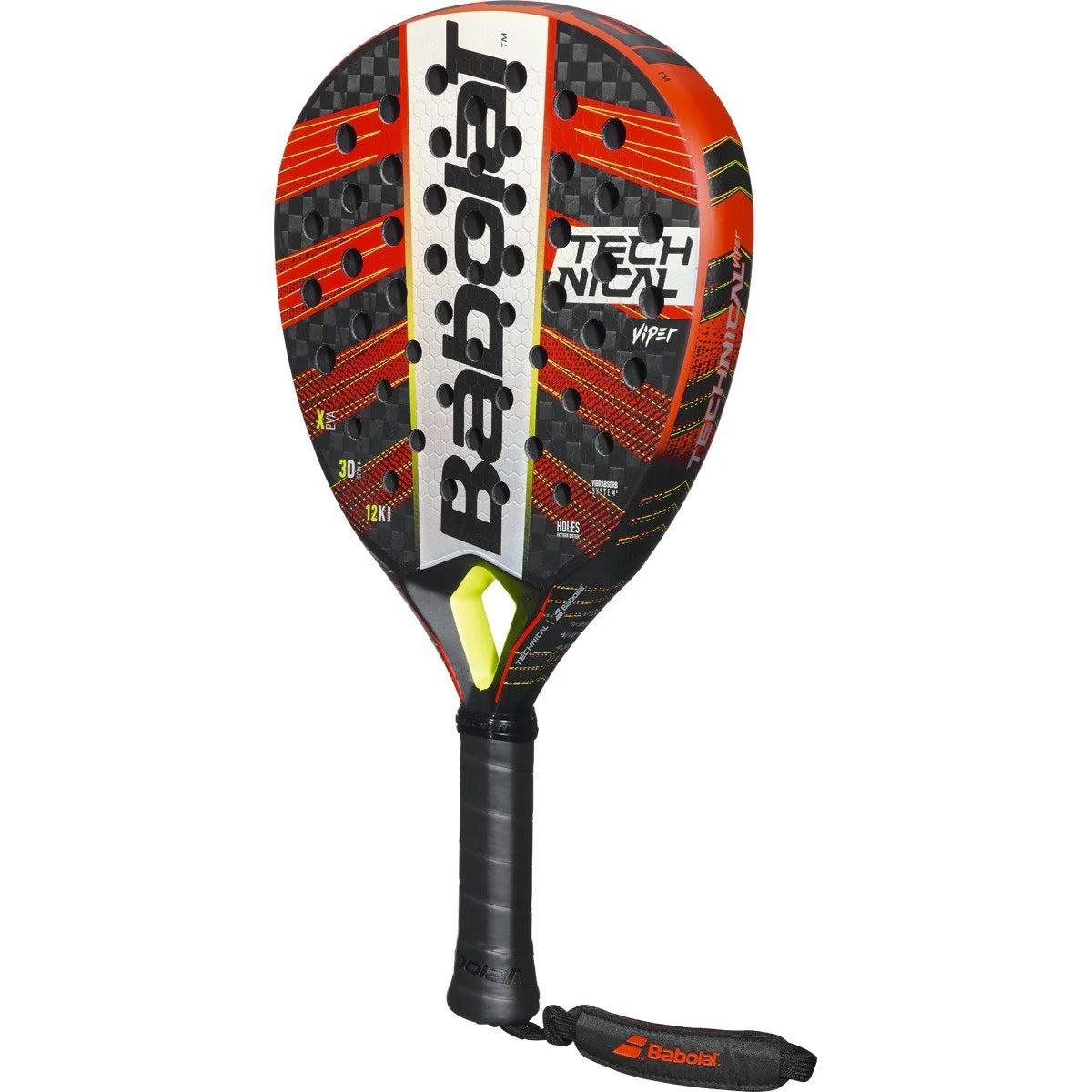 Pala de Pádel Babolat Technical Viper 2023 Negro/Rojo para Pádel