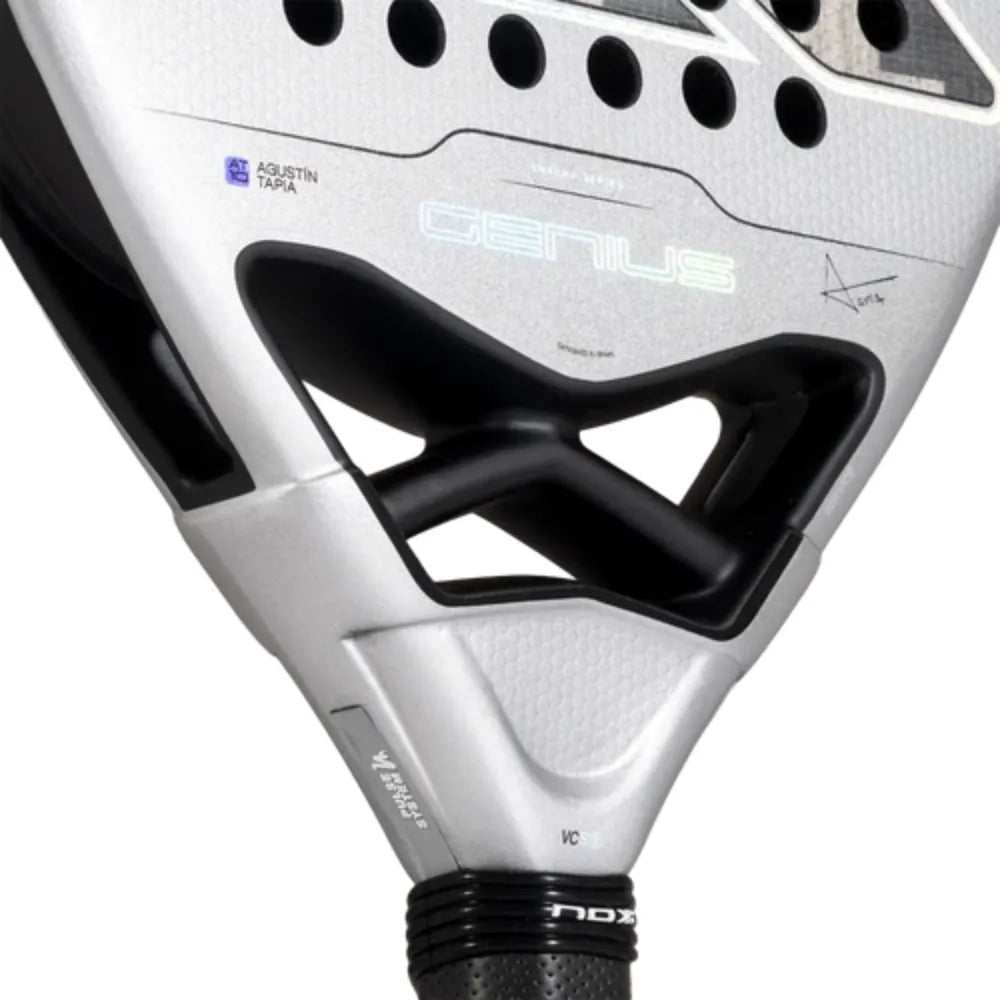 Pala NOX AT10 Genius Attack 12K Alum XTREM Agustín Tapia 2027 para Pádel