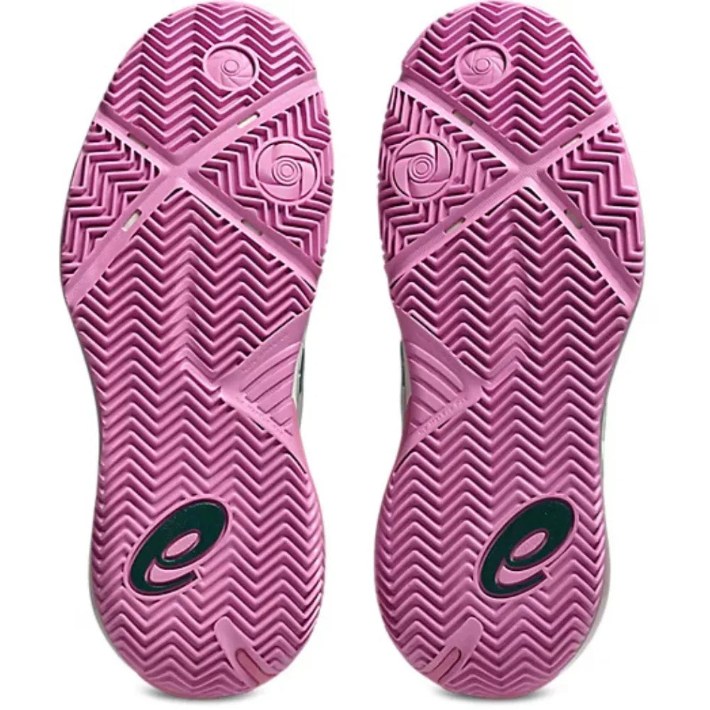 Tenis ASICS GEL-RESOLUTION X PADEL Mujer Soft Oat Jewel Green para Pádel