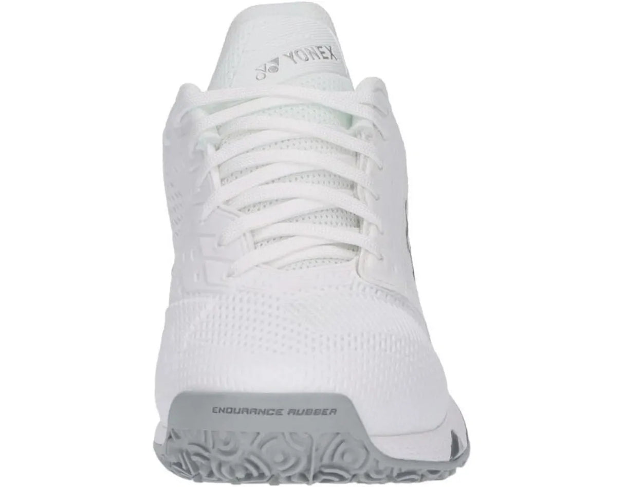tenis yonex power cushion+ ad-accel blanco mujer con estabilidad lateral