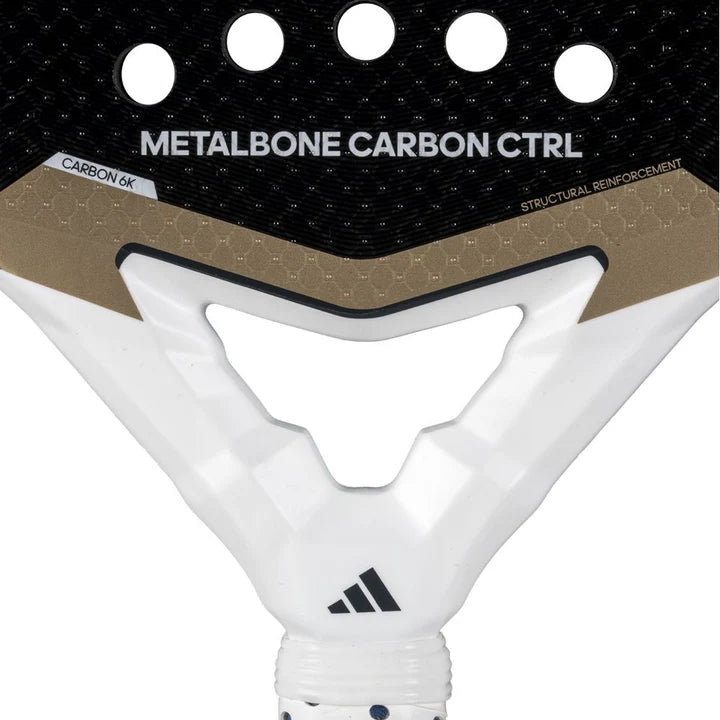 pala de padel adidas metalbone carbon ctrl con textura spin blade