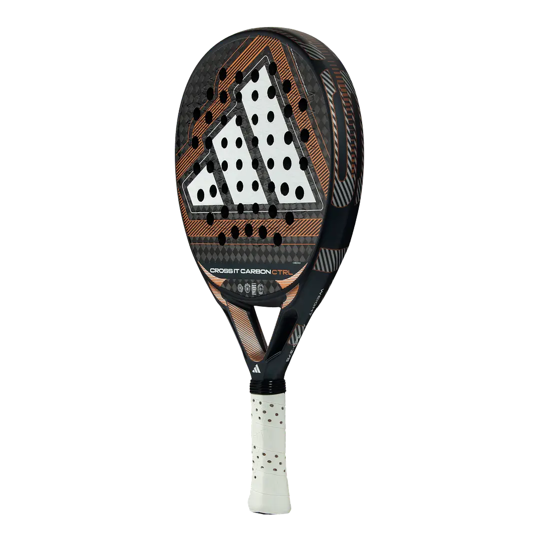 pala padel adidas cross it control carbono 6k con grip largo extra power