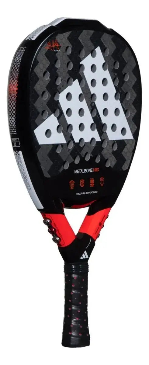 raqueta de padel adidas hrd 2023 con firma de ale galán y núcleo duro