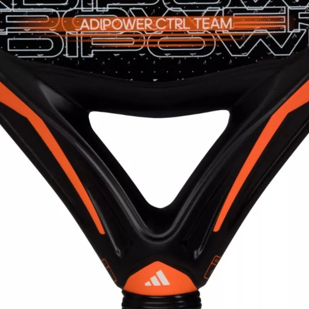 pala adidas negra con núcleo eva y refuerzo estructural para precisión