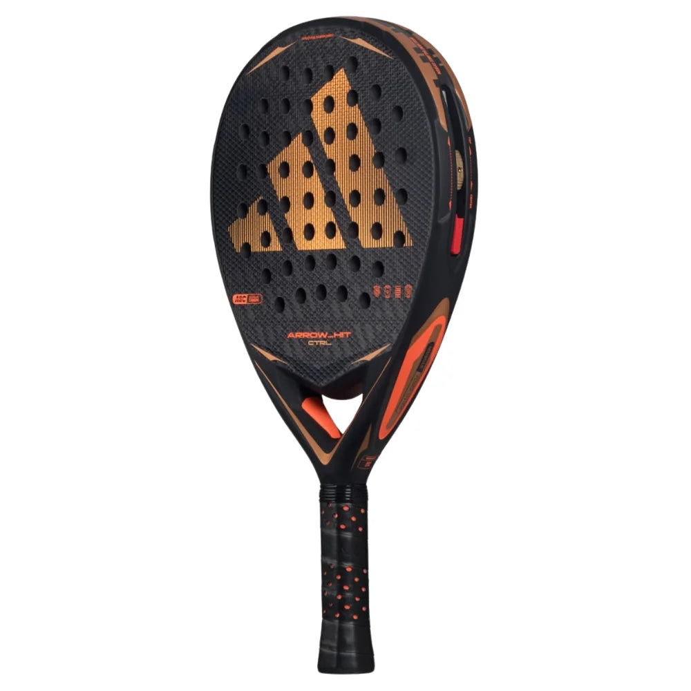raqueta padel adidas arrow hit control 3.5 con forma redonda para mayor precisión