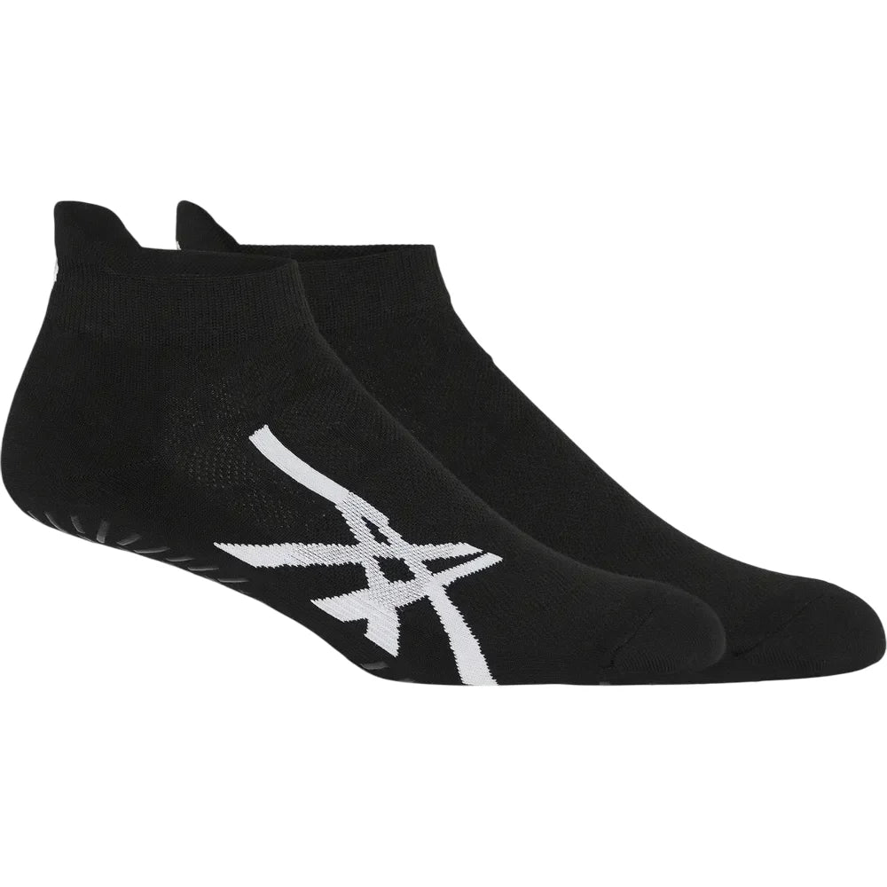 calcetas asics solution speed ankle negras con logo blanco para pádel