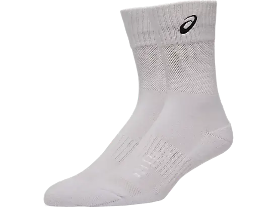 calcetas deportivas asics blancas con ventilación mejorada para pádel