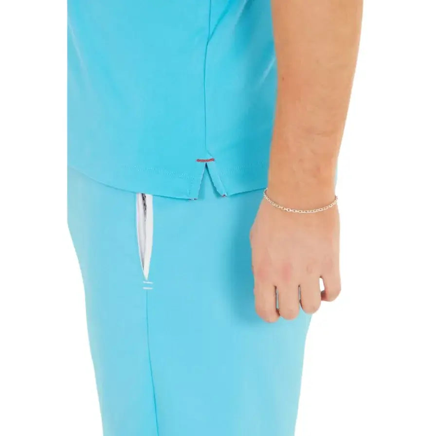 Polo Babolat Play Hombre Celeste para Pádel