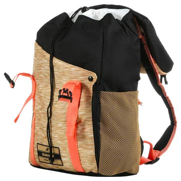 mochila deportiva babolat negro beige con espacio para accesorios de pádel
