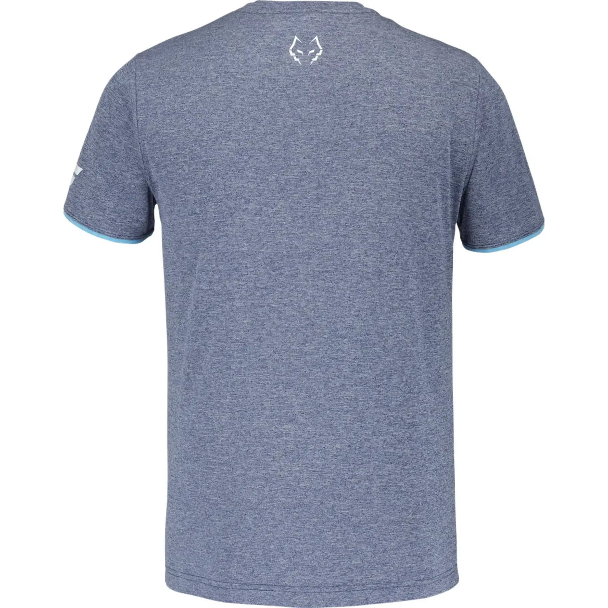 camiseta de padel hombre babolat juan lebrón gris corte regular