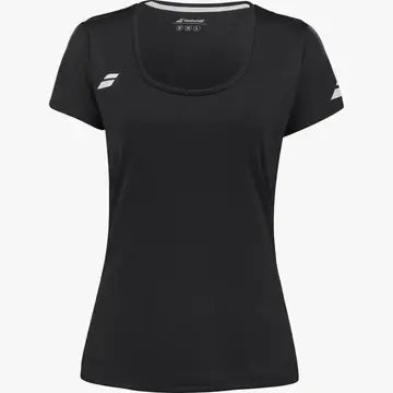 Blusa Babolat Play Negra para Pádel Mujer