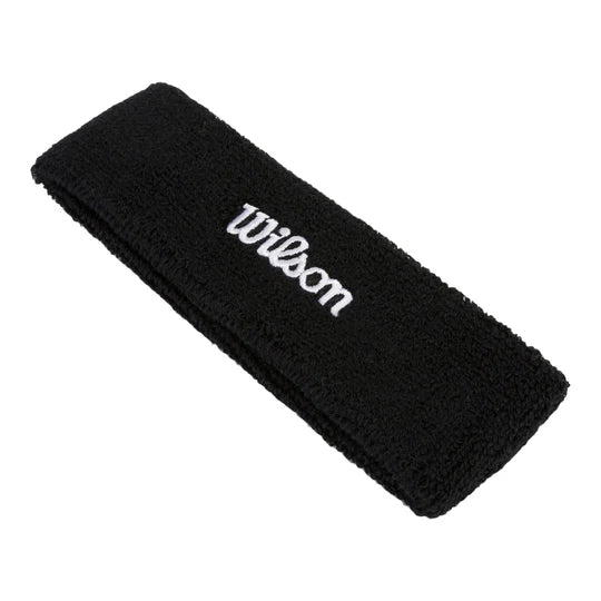 banda para la cabeza wilson negra ideal para pádel y tenis