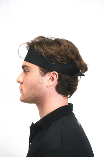 Bandana Deuce Clay Negra Antibacterial Unisex para Pádel