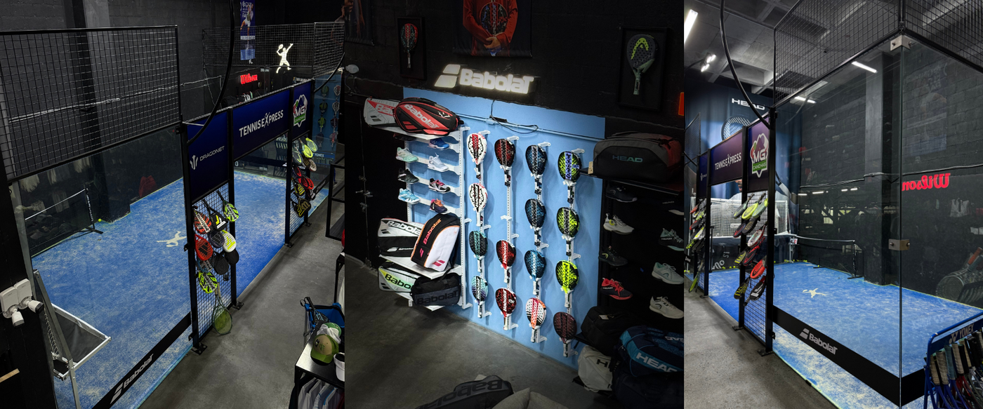 Prueba tus palas en Padel Express