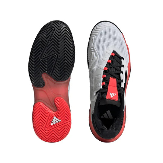 adidas tennis barricade malla transpirable con refuerzos para mayor durabilidad