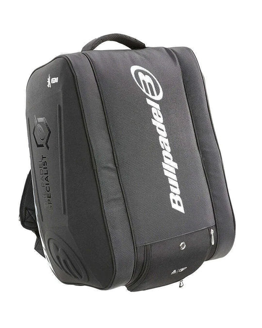 paletero padel bullpadel hack plata con compartimento independiente para ropa y calzado