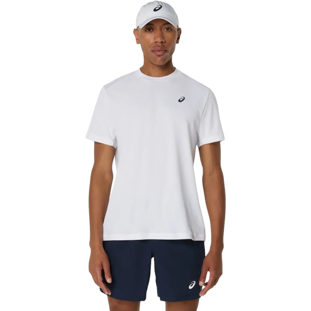 Playera Asics Court SS Top Blanco para Pádel